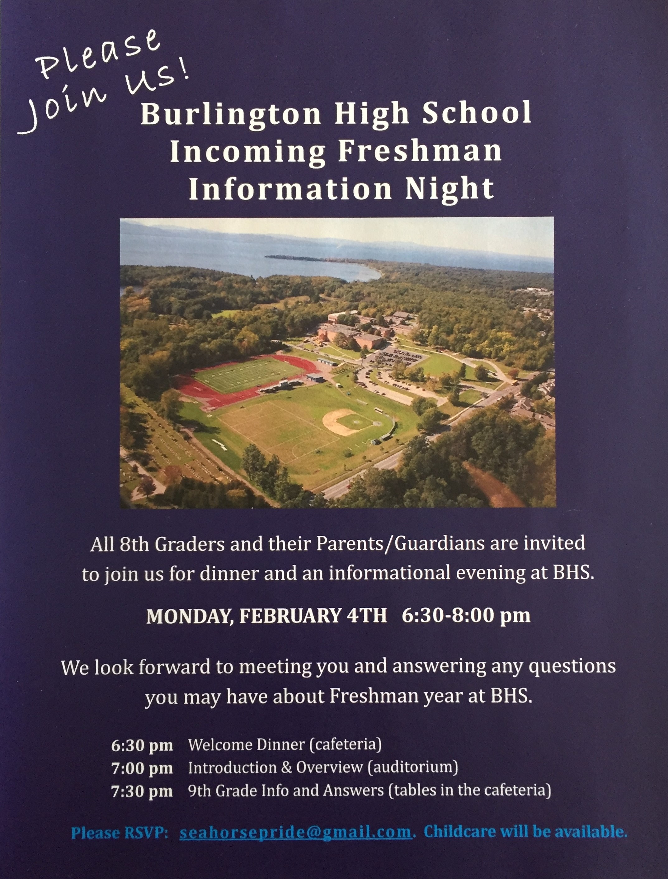 Incoming Freshman Info Night Incoming Freshman Info Night