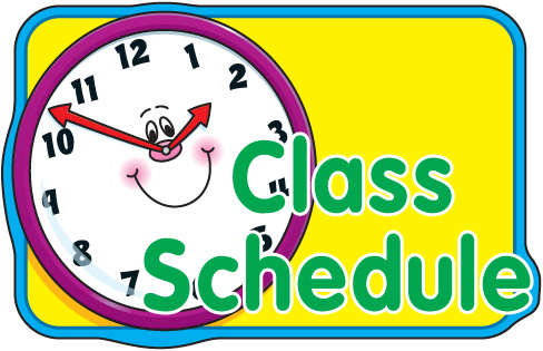 class schedule clipart