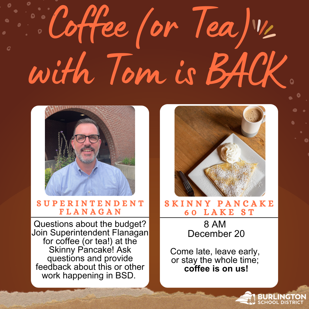 2024, 2025 Coffee (and Tea) with Tom is Back!