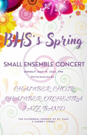 Spring Small Ensemble Concert 2025 poster jpgversion