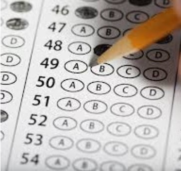 Scantron image for BHS Testing reminder